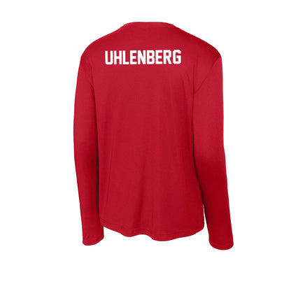 Rutgers - NCAA Women's Gymnastics : Donna Uhlenberg - Activewear Long Sleeve T-Shirt-1