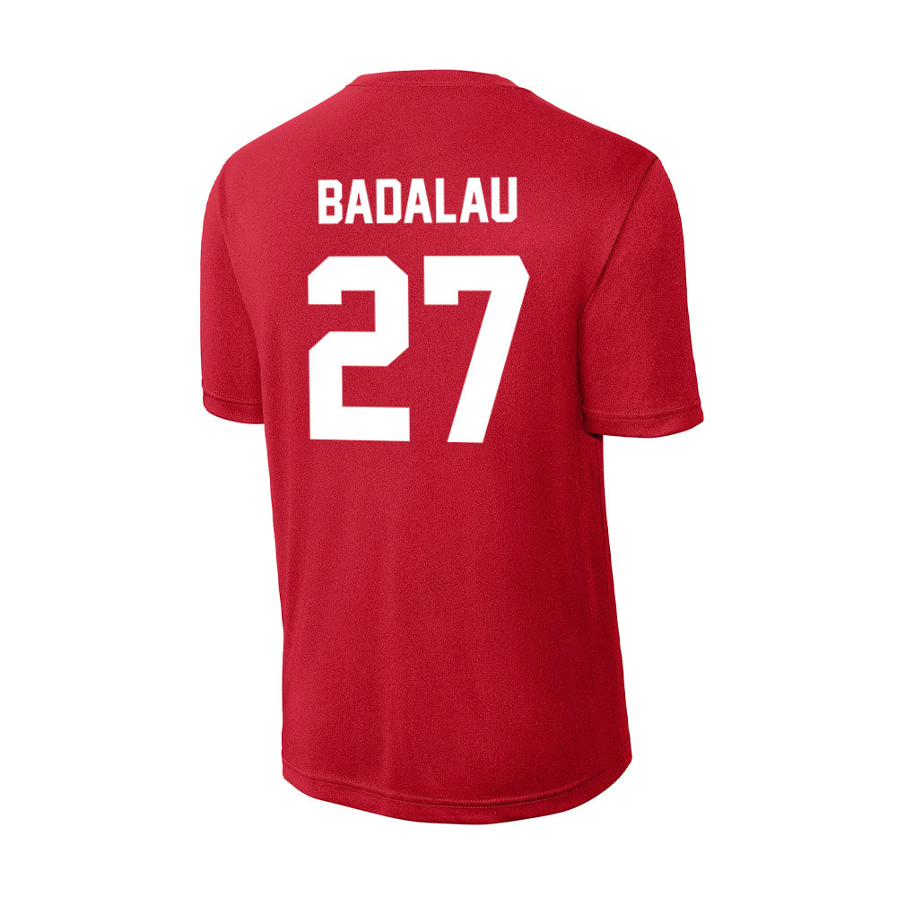 Rutgers - NCAA Men's Basketball : Denis Badalau - Activewear T-Shirt-1