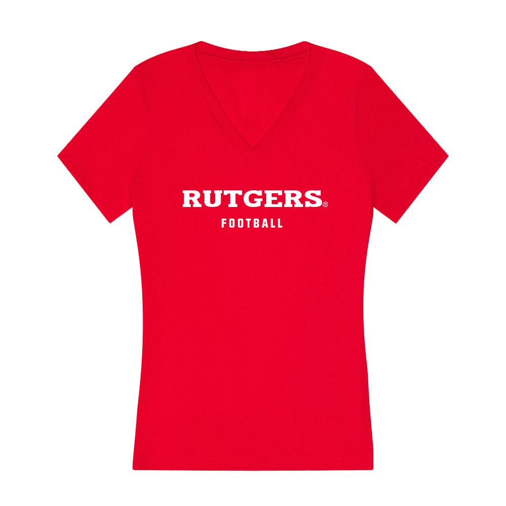 Rutgers - NCAA Football : Ryan Bayoumy - Women's V-Neck T-Shirt-0