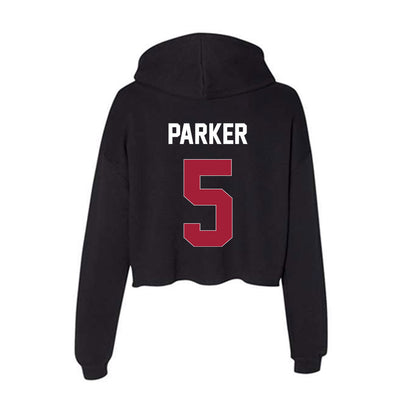 Oklahoma - NCAA Softball : Ella Parker - Women's Crop Fleece Hoodie-1