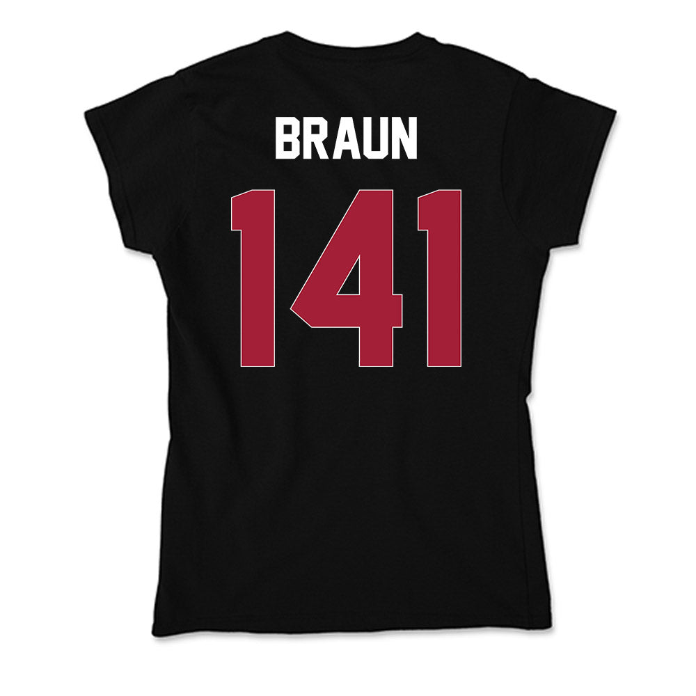 Oklahoma - NCAA Wrestling : Alex Braun - Soft Style Women’s T-Shirt-1