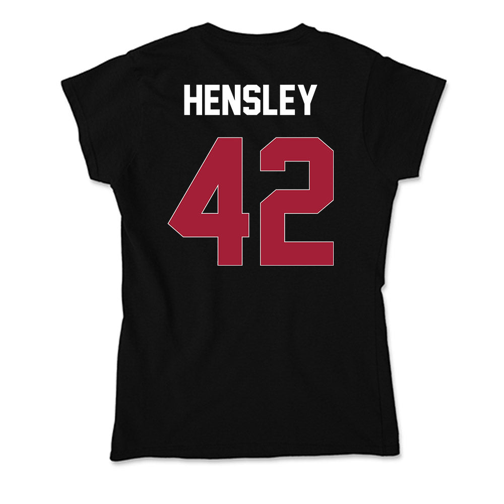 Oklahoma - NCAA Baseball : Reid Hensley - Soft Style Women’s T-Shirt-1