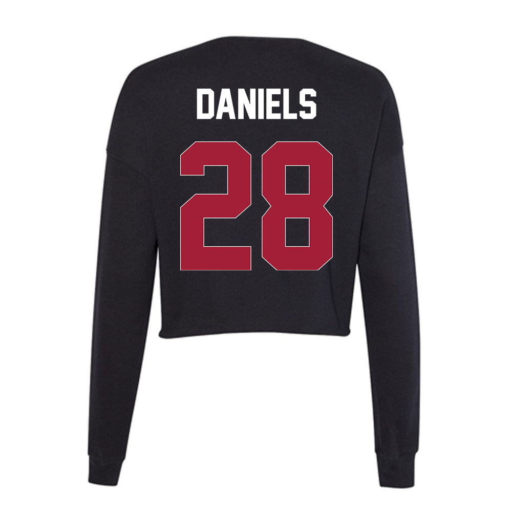 Oklahoma - NCAA Football : Kj Daniels - Women's Cropped Crew Fleece-1