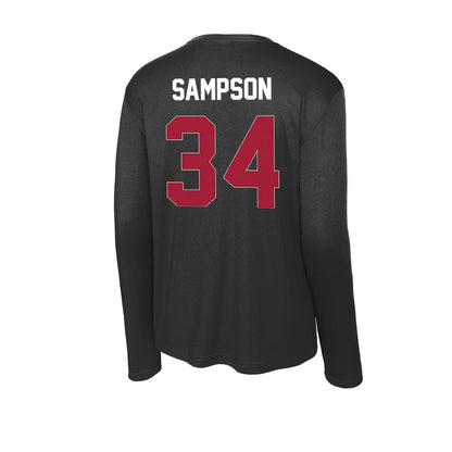 Oklahoma - NCAA Baseball : Beau Sampson - Activewear Long Sleeve T-Shirt-1