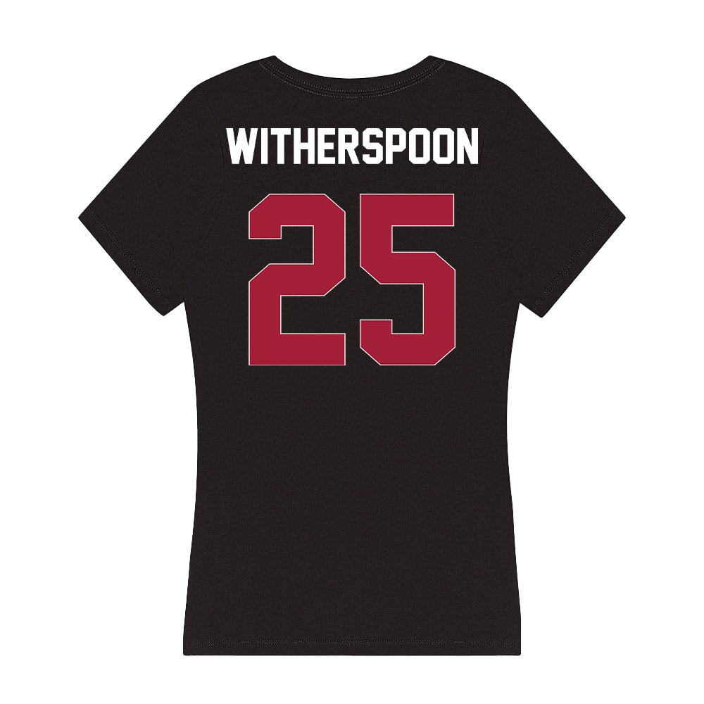 Oklahoma - NCAA Baseball : Malachi Witherspoon - Women's V-Neck T-Shirt-1