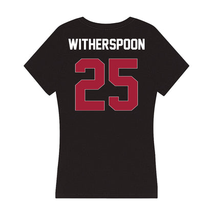 Oklahoma - NCAA Baseball : Malachi Witherspoon - Women's V-Neck T-Shirt-1