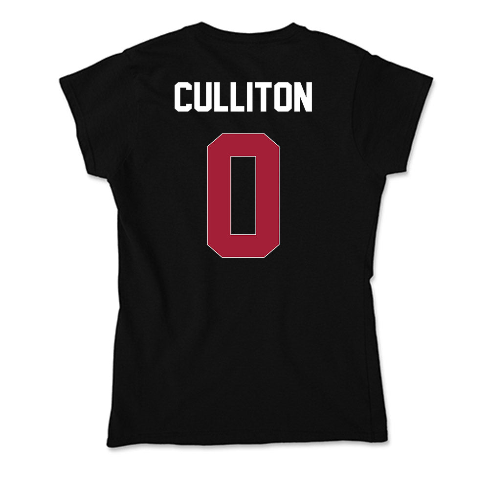 Oklahoma - NCAA Women's Basketball : Beatrice Culliton - Soft Style Women’s T-Shirt-1