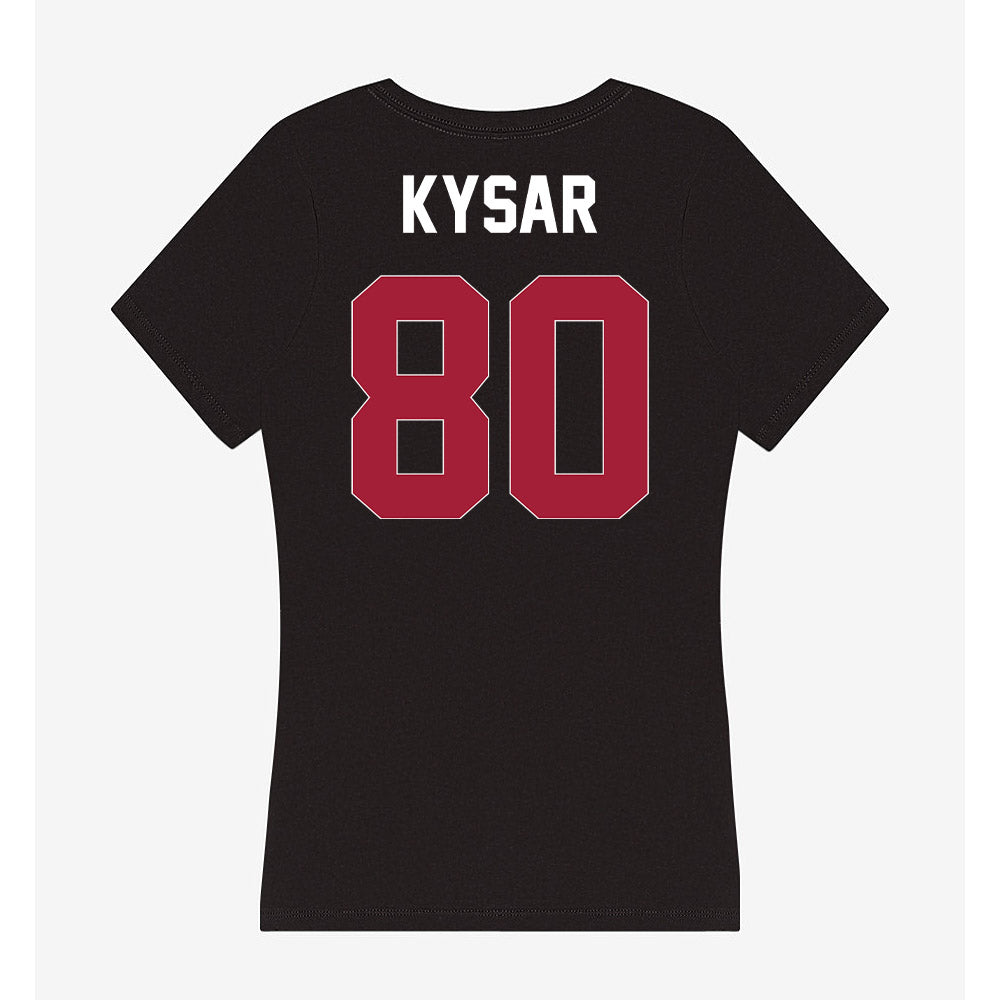 Oklahoma - NCAA Football : Bergin Kysar - Women's V-Neck T-Shirt-1