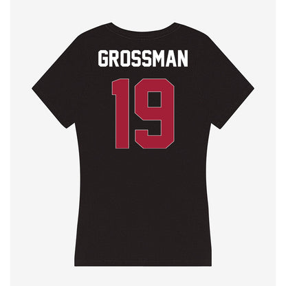 Oklahoma - NCAA Baseball : Jaxon Grossman - Women's V-Neck T-Shirt-1