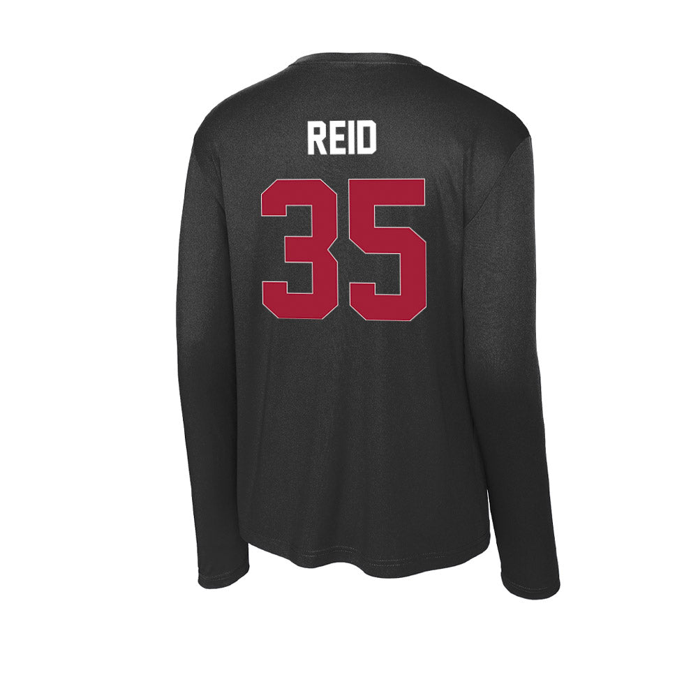 Oklahoma - NCAA Men's Basketball : Derrion Reid - Activewear Long Sleeve T-Shirt-1