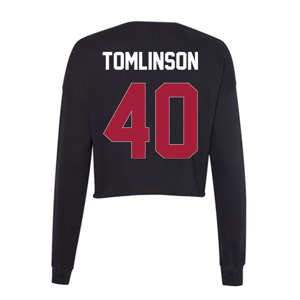 Oklahoma - NCAA Baseball : Aidan Tomlinson - Women's Cropped Crew Fleece-1