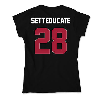 Oklahoma - NCAA Women's Soccer : Luciana Setteducate - Soft Style Women’s T-Shirt-1