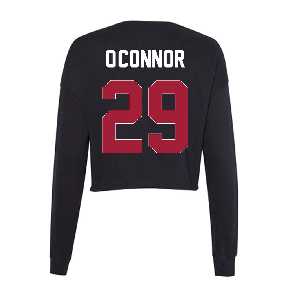 Oklahoma - NCAA Women's Soccer : Morgan O'Connor - Women's Cropped Crew Fleece-1