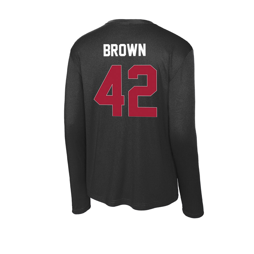 Oklahoma - NCAA Women's Soccer : Riley Brown - Activewear Long Sleeve T-Shirt-1
