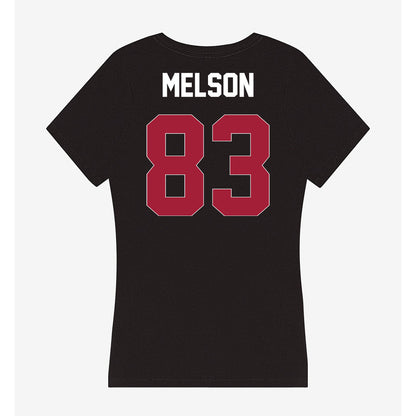 Oklahoma - NCAA Football : Major Melson - Women's V-Neck T-Shirt-1