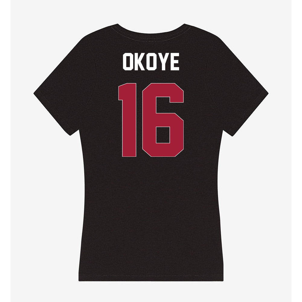 Oklahoma - NCAA Football : Danny Okoye - Women's V-Neck T-Shirt-1