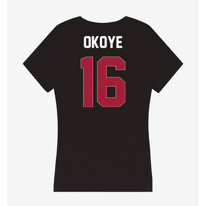 Oklahoma - NCAA Football : Danny Okoye - Women's V-Neck T-Shirt-1