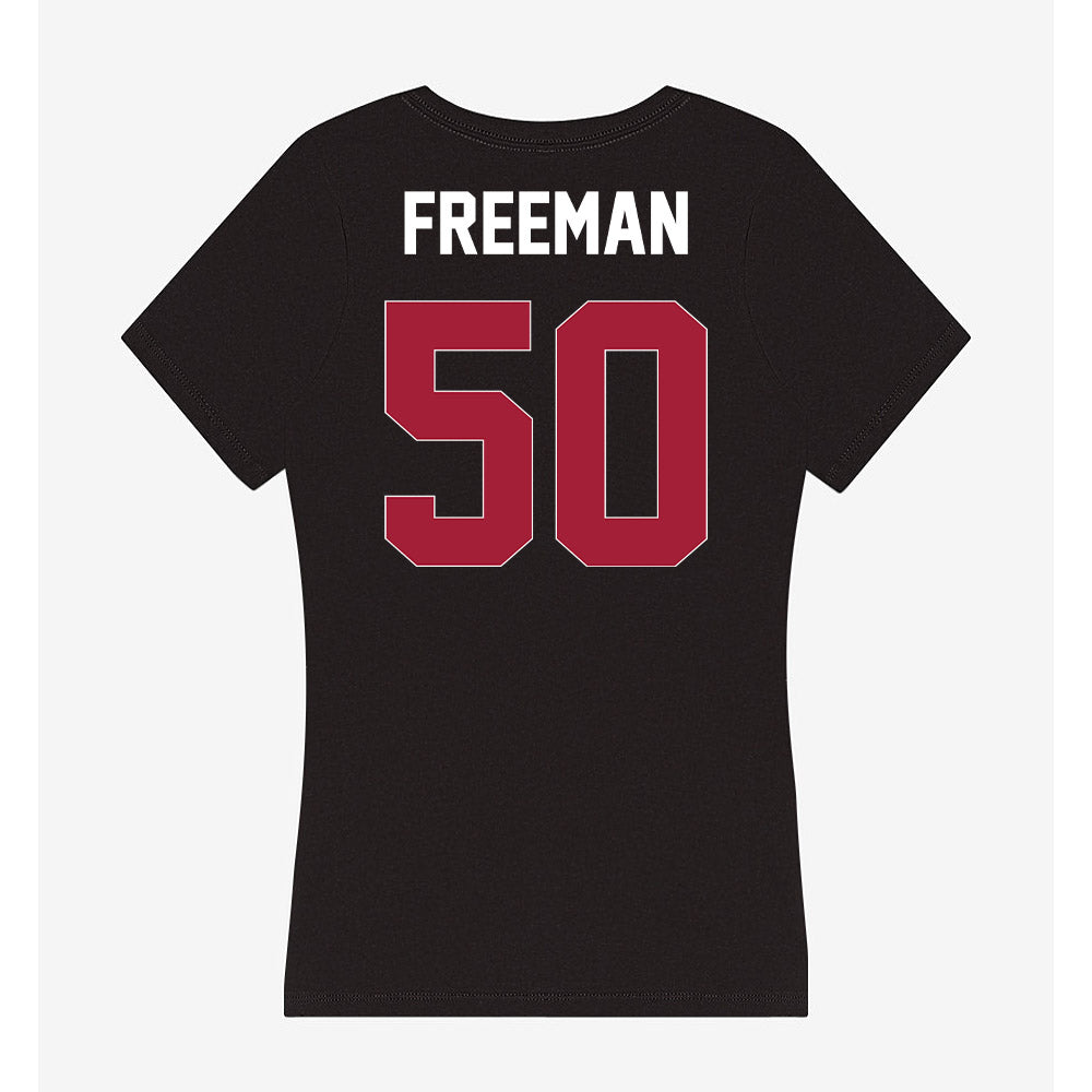 Oklahoma - NCAA Football : Seth Freeman - Women's V-Neck T-Shirt-1