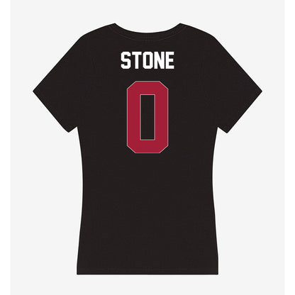 Oklahoma - NCAA Football : David Stone - Women's V-Neck T-Shirt-1