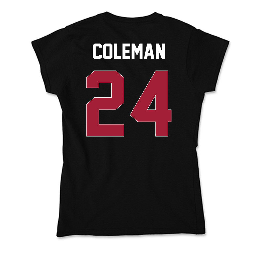 Oklahoma - NCAA Softball : Jayda Coleman - Soft Style Women’s T-Shirt-1