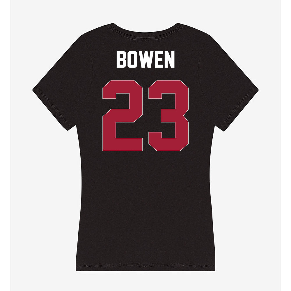 Oklahoma - NCAA Football : Eli Bowen - Women's V-Neck T-Shirt-1