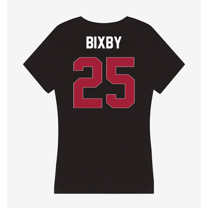 Oklahoma - NCAA Baseball : Mason Bixby - Women's V-Neck T-Shirt-1