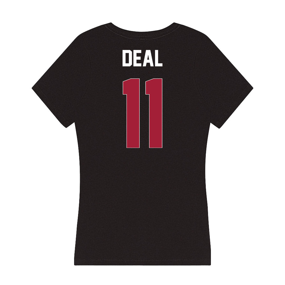 Oklahoma - NCAA Softball : Kierston Deal - Women's V-Neck T-Shirt-1