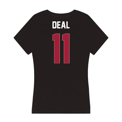 Oklahoma - NCAA Softball : Kierston Deal - Women's V-Neck T-Shirt-1