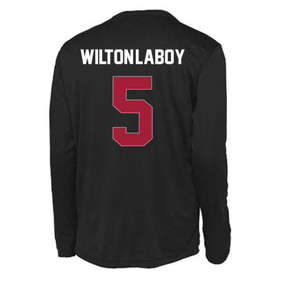 Oklahoma - NCAA Women's Volleyball : Leah Wilton-LaBoy - Activewear Long Sleeve T-Shirt