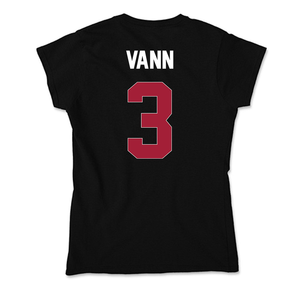 Oklahoma - NCAA Women's Basketball : Zya Vann - Soft Style Women’s T-Shirt-1