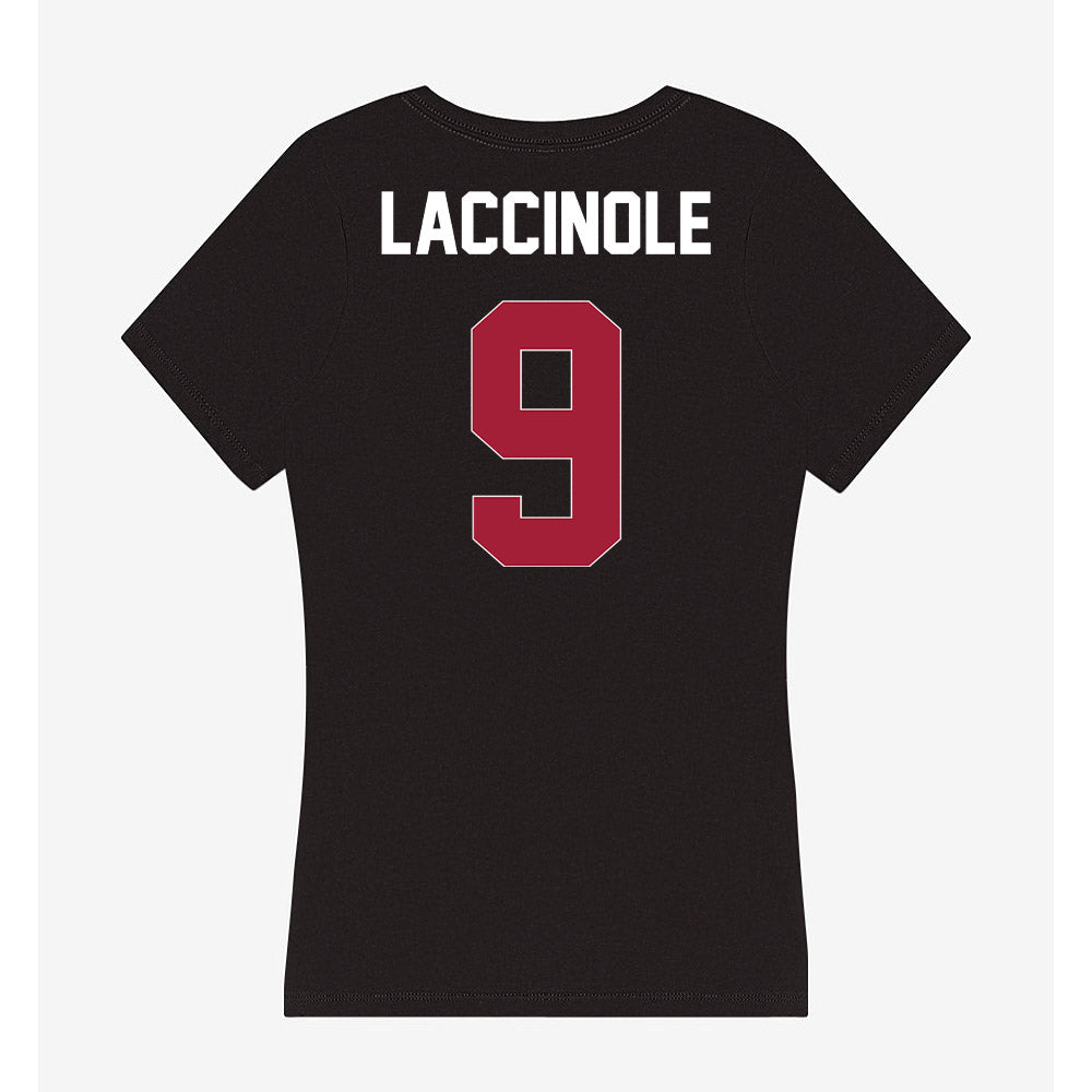 Oklahoma - NCAA Women's Soccer : Ally Laccinole - Women's V-Neck T-Shirt-1