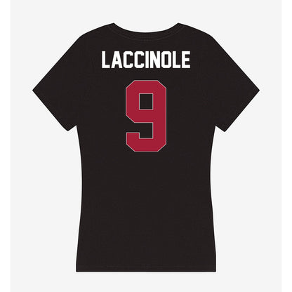 Oklahoma - NCAA Women's Soccer : Ally Laccinole - Women's V-Neck T-Shirt-1