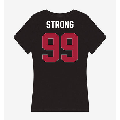 Oklahoma - NCAA Football : Markus Strong - Women's V-Neck T-Shirt-1