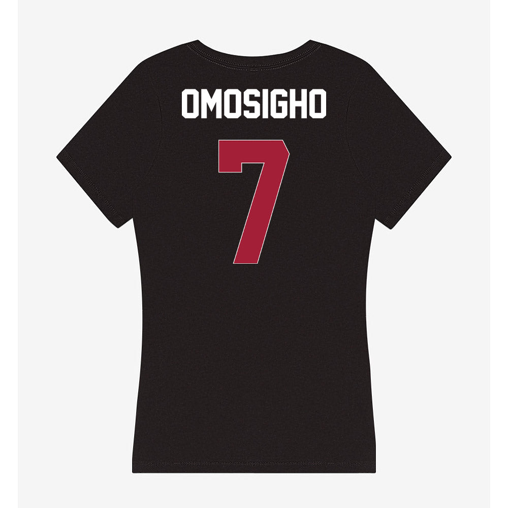 Oklahoma - NCAA Football : Sammy Omosigho - Women's V-Neck T-Shirt-1