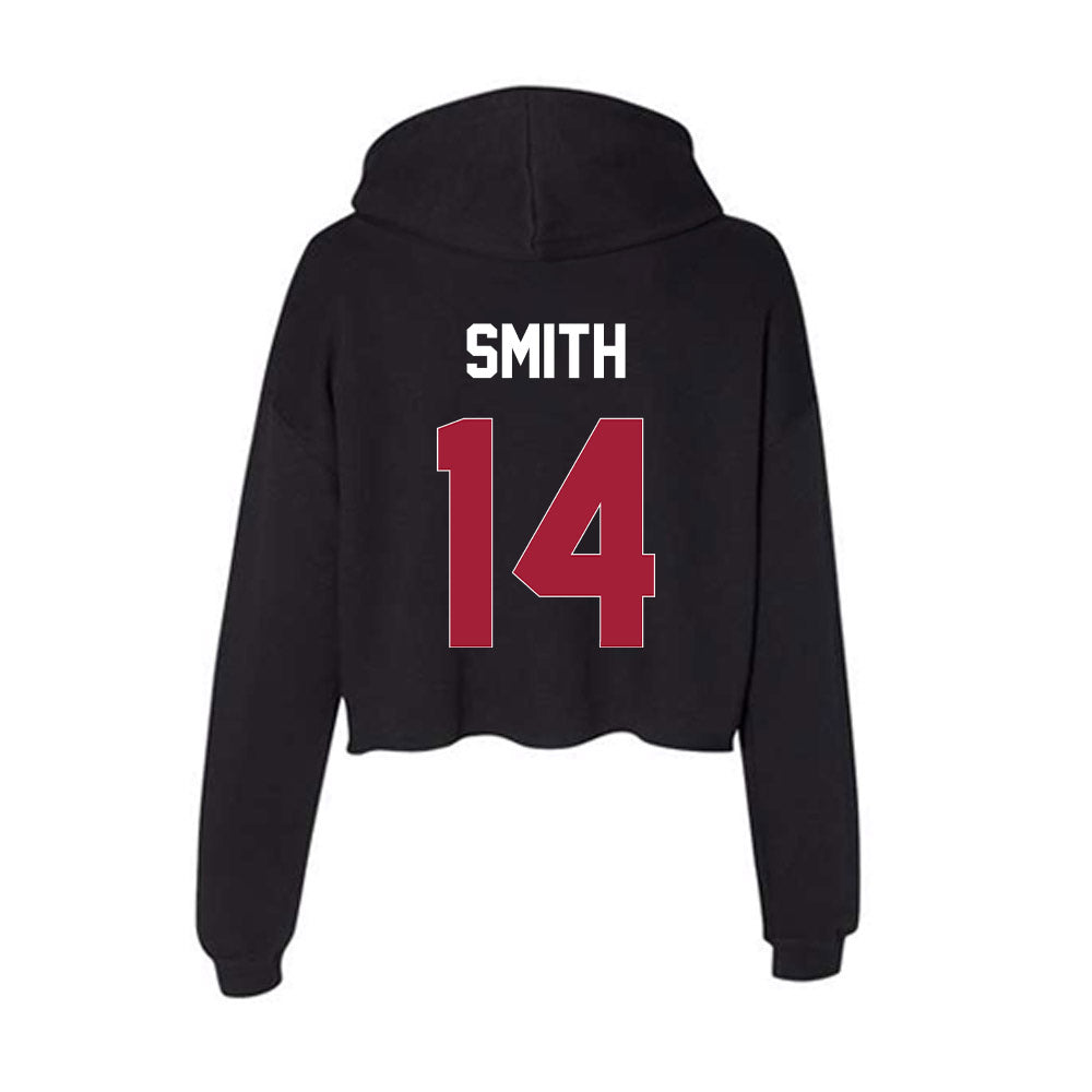 Oklahoma - NCAA Women's Soccer : Kiersten Smith - Women's Crop Fleece Hoodie-1