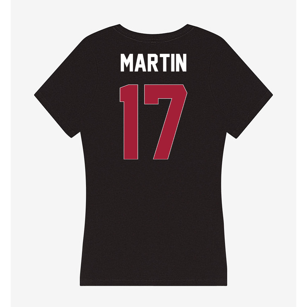 Oklahoma - NCAA Football : Josiah Martin - Women's V-Neck T-Shirt-1