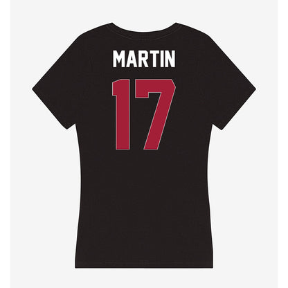 Oklahoma - NCAA Football : Josiah Martin - Women's V-Neck T-Shirt-1