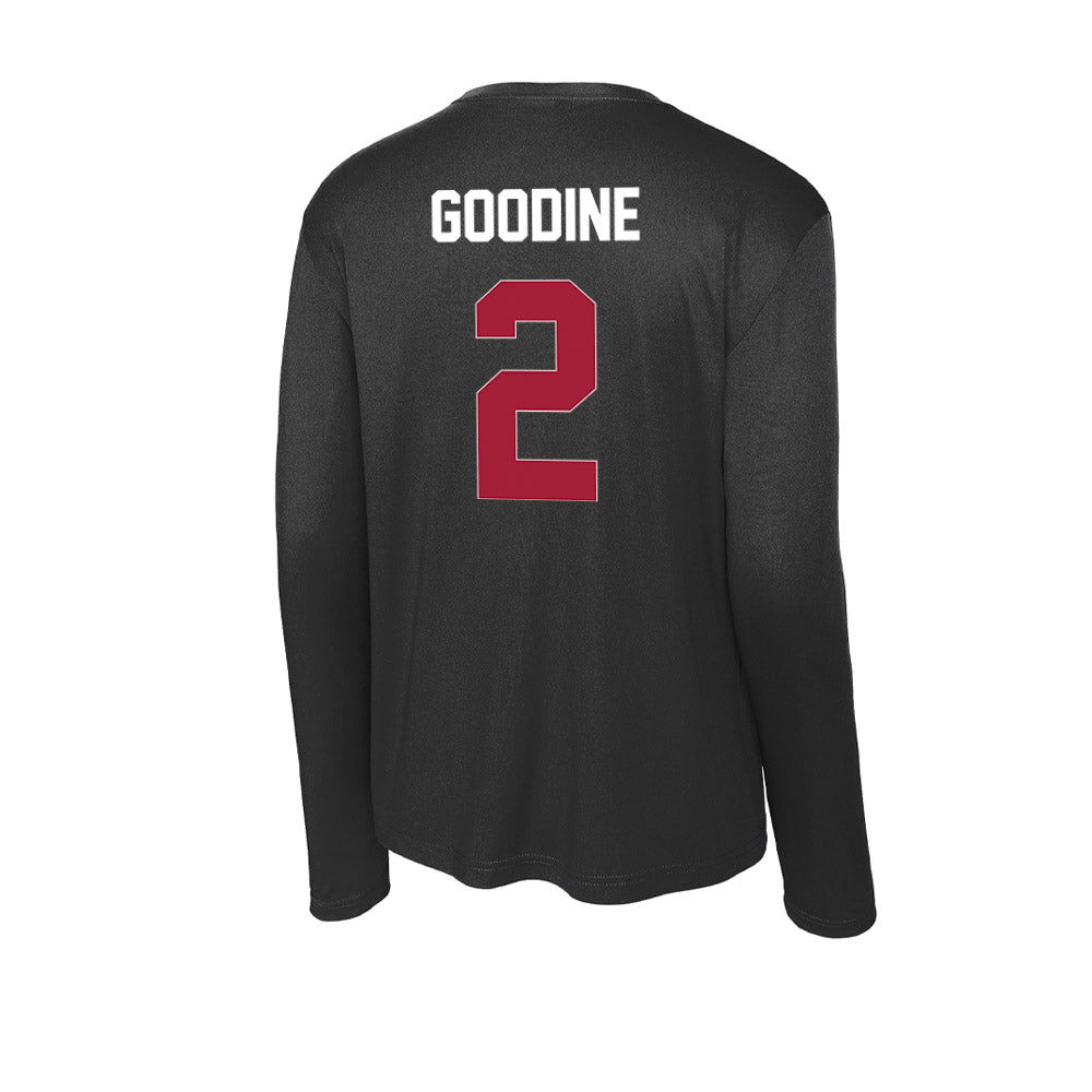 Oklahoma - NCAA Men's Basketball : Brycen Goodine - Activewear Long Sleeve T-Shirt-1