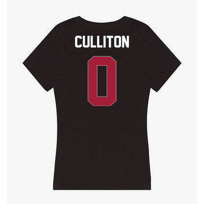Oklahoma - NCAA Women's Basketball : Beatrice Culliton - Women's V-Neck T-Shirt-1