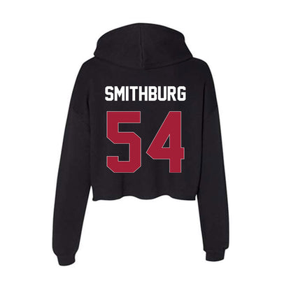 Oklahoma - NCAA Baseball : Nate Smithburg - Women's Crop Fleece Hoodie-1