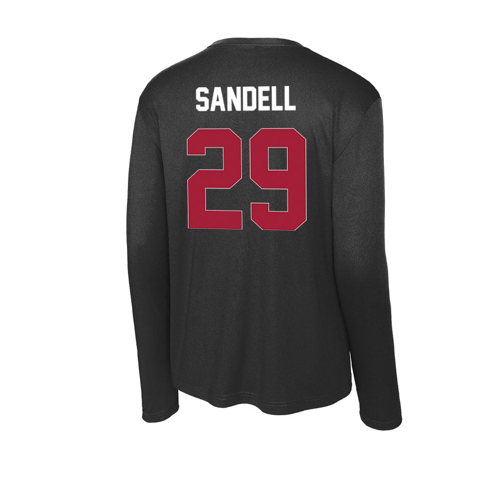 Oklahoma - NCAA Football : Tate Sandell - Activewear Long Sleeve T-Shirt-1
