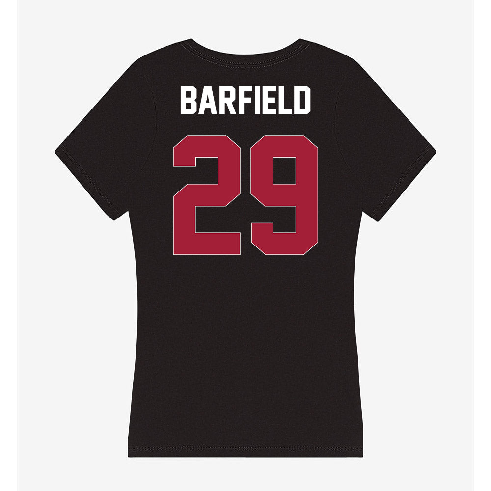 Oklahoma - NCAA Baseball : Jaden Barfield - Women's V-Neck T-Shirt-1
