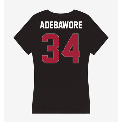 Oklahoma - NCAA Football : Adepoju Adebawore - Women's V-Neck T-Shirt-1
