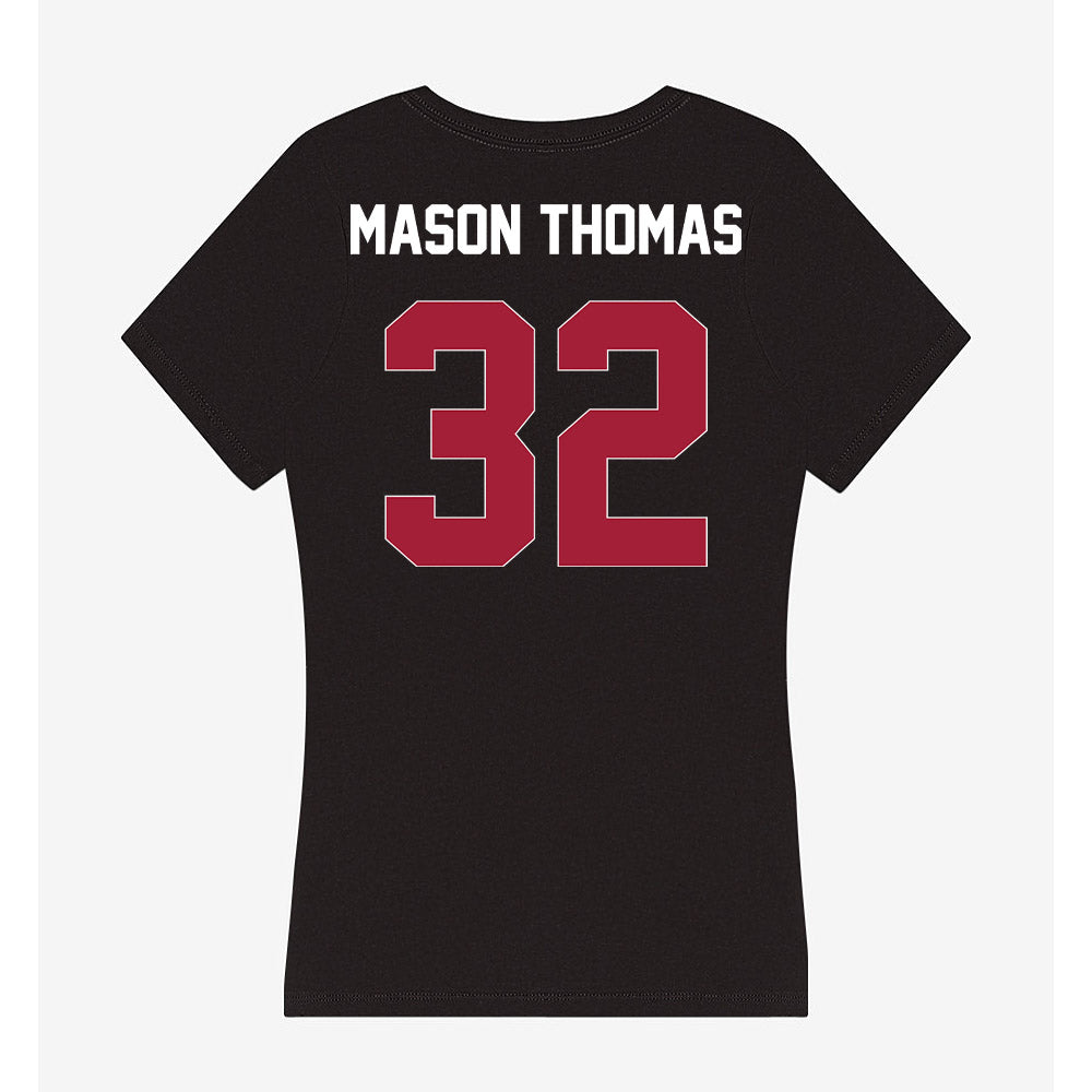 Oklahoma - NCAA Football : R Mason Thomas - Women's V-Neck T-Shirt-1