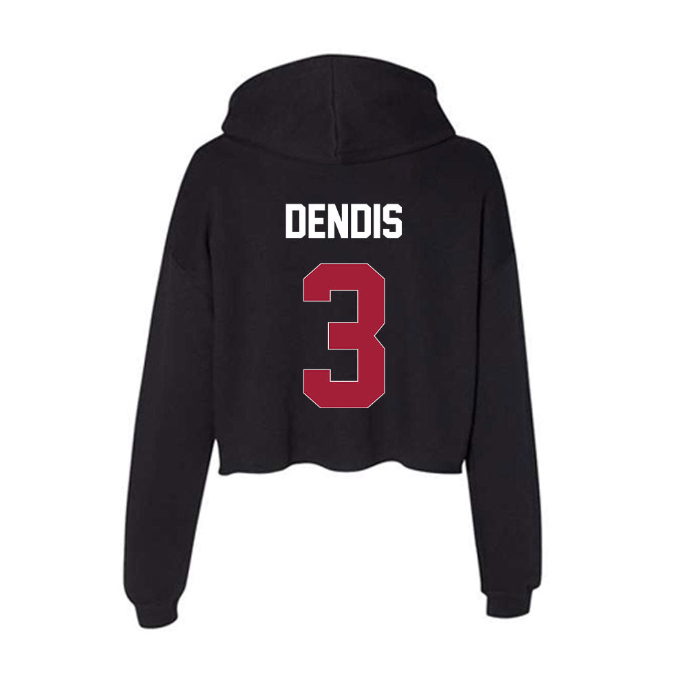 Oklahoma - NCAA Women's Soccer : Lexi Dendis - Women's Crop Fleece Hoodie-1
