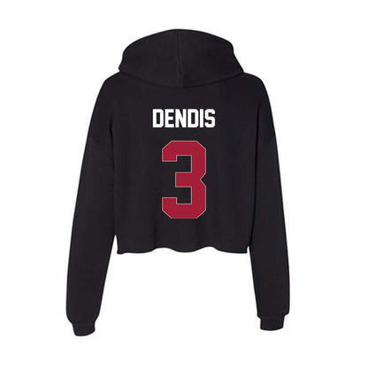 Oklahoma - NCAA Women's Soccer : Lexi Dendis - Women's Crop Fleece Hoodie-1
