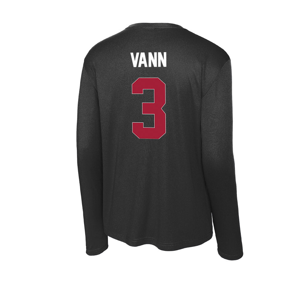 Oklahoma - NCAA Women's Basketball : Zya Vann - Activewear Long Sleeve T-Shirt-1