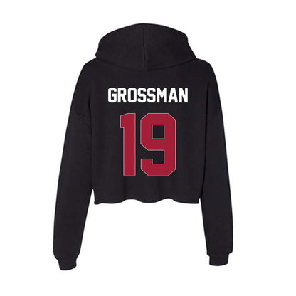 Oklahoma - NCAA Baseball : Jaxon Grossman - Women's Crop Fleece Hoodie-1