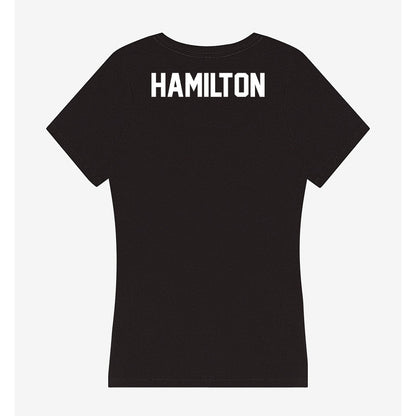 Oklahoma - NCAA Men's Gymnastics : Nico Hamilton - Women's V-Neck T-Shirt-1