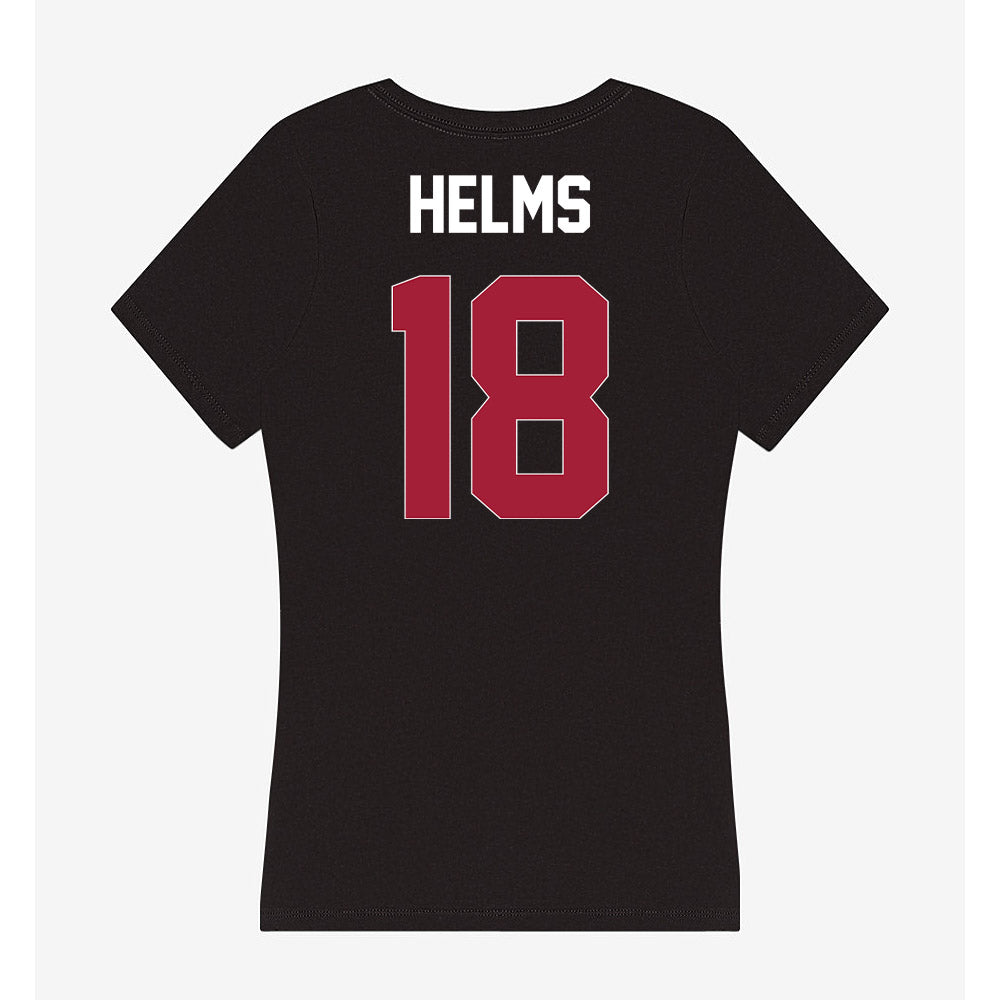 Oklahoma - NCAA Football : Kaden Helms - Women's V-Neck T-Shirt-1